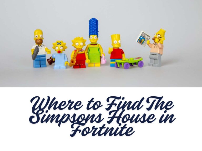 Where is The Simpsons House in Fortnite