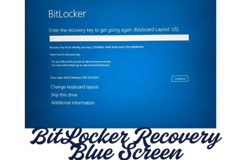 Bypass BitLocker Recovery Blue Screen on Windows