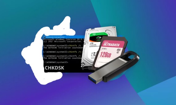 Rescued by Check Disk (chkdsk)