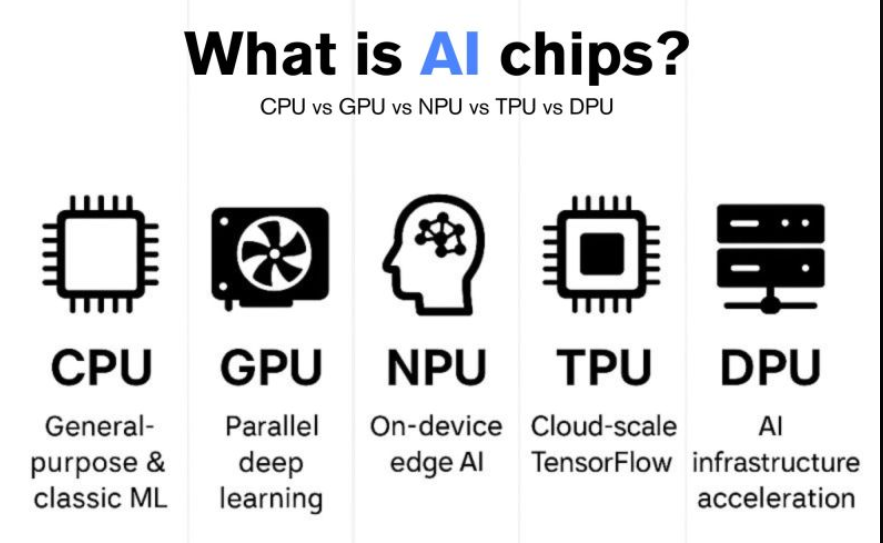 CPU vs GPU vs NPU
